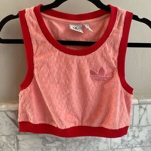 Adidas Tank Top in Pink and Red